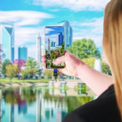 Store n' Go Dual USB 3.2 Gen 1 Flash Drive for USB-C Devices, Blue