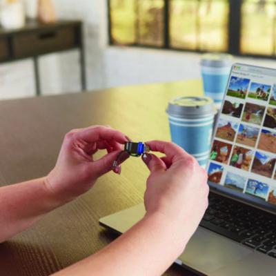 Store n' Go Dual USB 3.2 Gen 1 Flash Drive for USB-C Devices, Blue