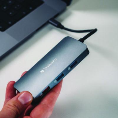 USB-C Pro Multiport Hub9 Port, Gray