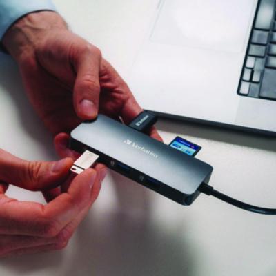 USB-C Pro Multiport Hub9 Port, Gray