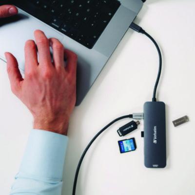 USB-C Pro Multiport Hub8 Port, Gray