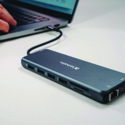 USB-C Pro Multiport Hub14 Port, Gray