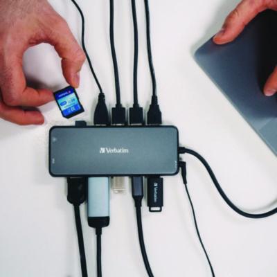 USB-C Pro Multiport Hub14 Port, Gray