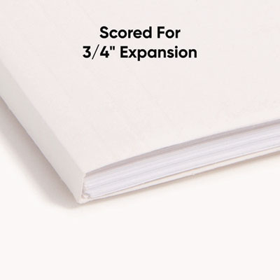 FasTab Hanging Folders, Letter Size, 1/3-Cut Tabs, White, 20/Box