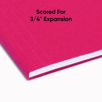 Colored Hanging File Folders with 1/5 Cut Tabs, Letter Size, 1/5-Cut Tabs, Assorted Bright Colors, 25/Box