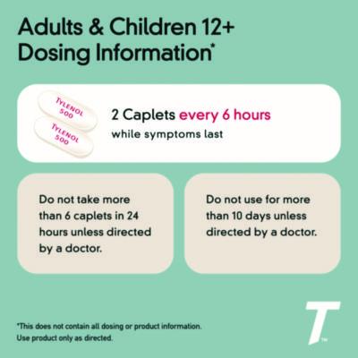 Extra Strength Pain Reliever Caplets, 100 Count