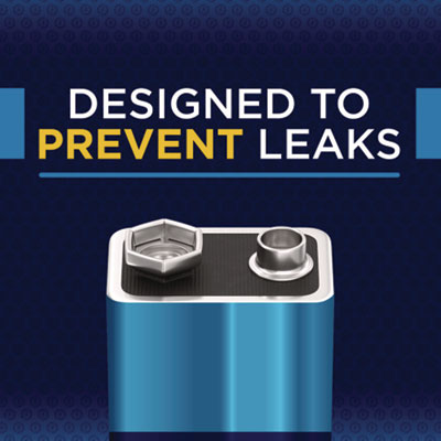 High Energy Premium Alkaline 9v Batteries, 4/pack