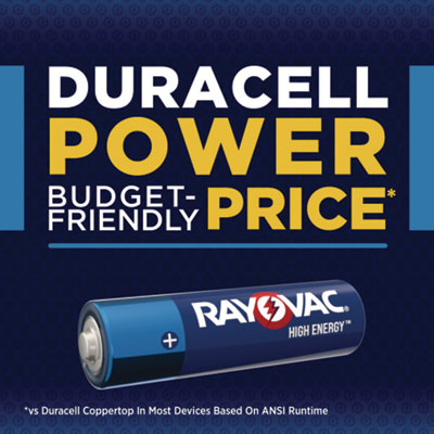 High Energy Premium Alkaline Aa Batteries, 36/pack