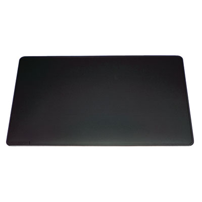 Durable Anti-Slip Contoured Edge PVC Desk Pad, 20.5 x 25.5, Black (DBL710301) DBL710301