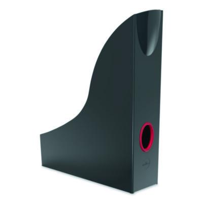 Durable VARICOLOR Plastic Magazine Racks, 2.88w x 9.5d x 12h, Gray/Multicolor, 5/Pack (DBL770657) DBL770657