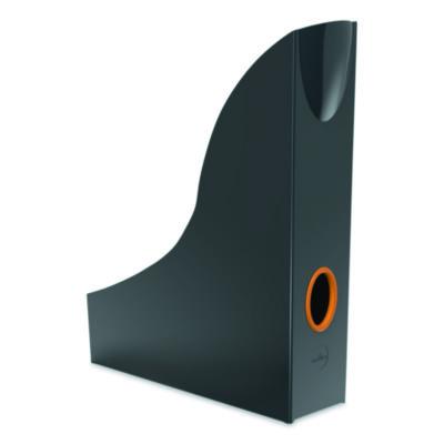 Durable VARICOLOR Plastic Magazine Racks, 2.88w x 9.5d x 12h, Gray/Multicolor, 5/Pack (DBL770657) DBL770657