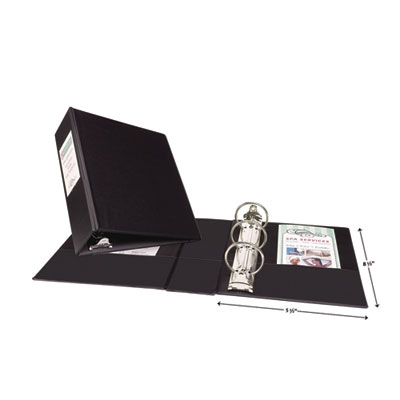 Mini Size Durable Non-View Binder with Round Rings, 3 Rings, 2