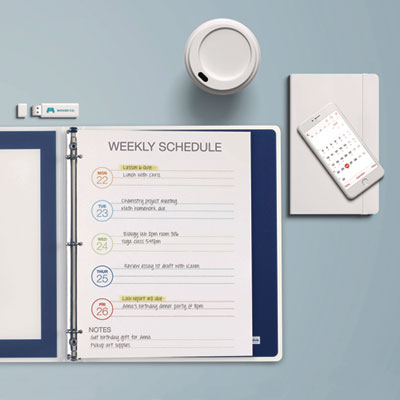 Flexi-View Binder with Round Rings, 3 Rings, 0.5