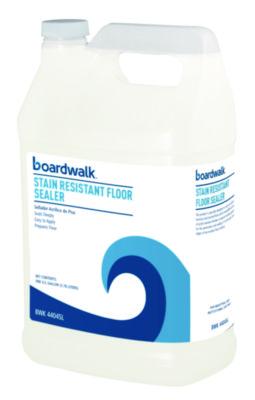 Boardwalk Stain Resistant Floor Sealer, Unscented, 1 gal Bottle, 4/Carton (BWK4404SL) BWK4404SL