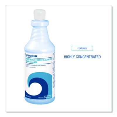 Industrial Strength Alkaline Drain Cleaner and Clog Remover, 32 oz Bottle