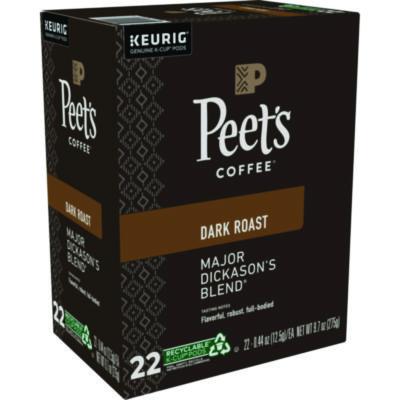 Peet%27s Coffee & Tea Major Dickason%27s Blend K-Cups, 22/box (GMT6547) GMT6547