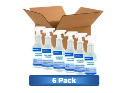 Rust Stain Remover, 32 oz Trigger Spray Bottle, 6/Carton