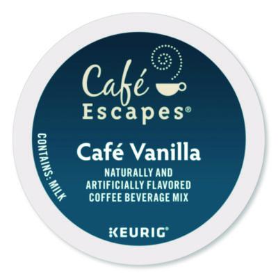 Cafe Escapes Cafe Vanilla K-Cups, 24/box (GMT6812) GMT6812