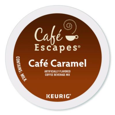 Cafe Escapes Cafe Escapes K-Cup Cafe Caramel Coffee (6813) GMT6813