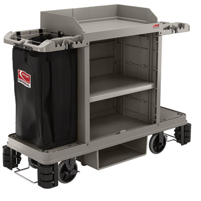 Suncast Commercial® Partially Assembled Premium Housekeeping Cart