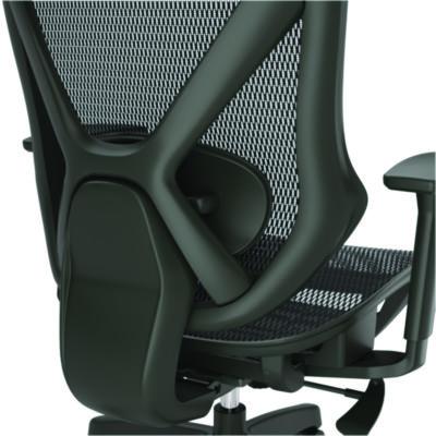 Alera Taunton Ergonomic Mesh Swivel Task Chair, Supports Up to 275lb, 17.44 to 20.98 Seat Height, Black Seat/Back, Black Base