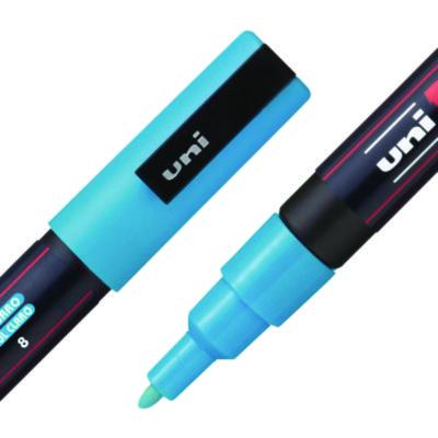 Water-Based Paint Markers, Fine Bullet Tip, Assorted Colors, 8/Pack