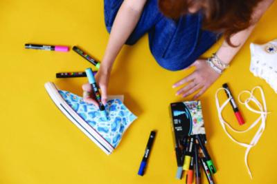 Water-Based Paint Markers, Medium Bullet Tip, Assorted Colors, 8/Pack