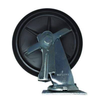 Rubbermaid® Commercial 8" Swivel Caster with Brake for Housekeeping Cart