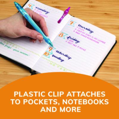 Gel-ocity Quick Dry Gel Pen, Retractable, Fine 0.7 mm, Assorted Ink and Barrel Colors, Dozen