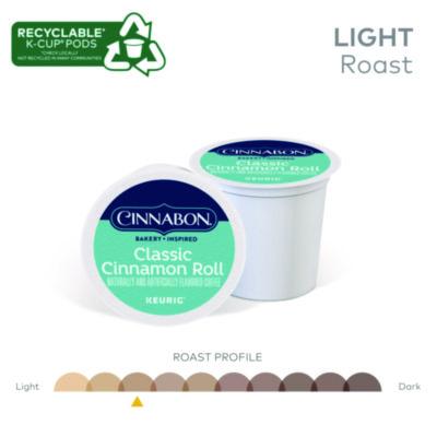Cinnabon Cinnabon Classic Cinnamon Roll Coffee K-Cups, 24/box (GMT6305) GMT6305
