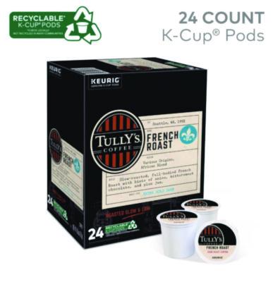 Tully%27s Coffee French Roast Coffee K-Cups, 24/box (GMT192619) GMT192619