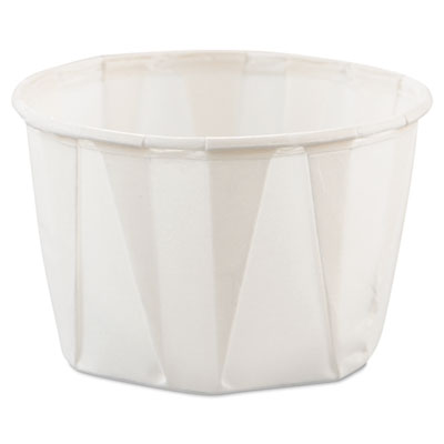 Treated Paper Souffl Portion Cups, 2 oz., White, 250/Bag CU2SPA