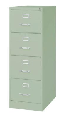 AleraFour-Drawer Economy Vertical File, 4 Legal-Size File Drawers, Light Gray, 18" x 26.5" x 2" (ALE14108) ALE14108