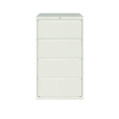 AleraLateral File, 4 Letter/Legal/A4 -Size File Drawers, White, 30" x 18.63" x 52.5" (ALE23698) ALE23698