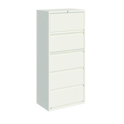 AleraLateral File, 5 Letter/Legal/A4 -Size File Drawers, White, 30" x 18.63" x 67.63" (ALE23699) ALE23699