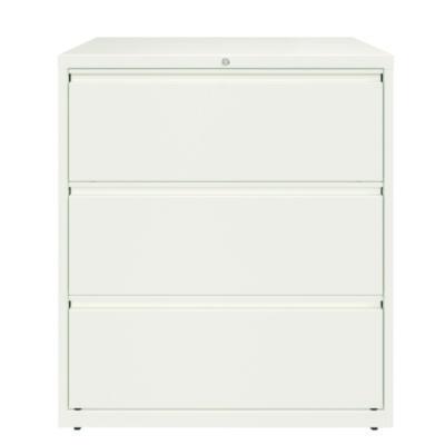 AleraLateral File, 3 Letter/Legal/A4 -Size File Drawers, White, 36" x 18.63" x 40.25" (ALE23701) ALE23701