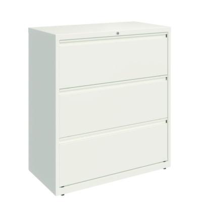 AleraLateral File, 3 Letter/Legal/A4 -Size File Drawers, White, 36" x 18.63" x 40.25" (ALE23701) ALE23701