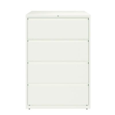 AleraLateral File, 4 Letter/Legal/A4 -Size File Drawers, White, 36" x 18.63" x 52.5" (ALE23702) ALE23702