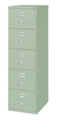 AleraFive-Drawer Economy Vertical File, 5 Legal Size File Drawers, Light Gray, 18" x 26.5" x 61.37" (ALE17782) ALE17782