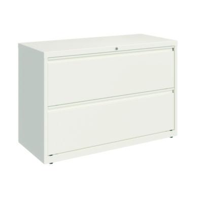 AleraLateral File, 2 Letter/Legal/A4 -Size File Drawers, White, 42" x 18.63" x 28" (ALE23704) ALE23704