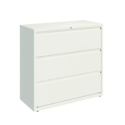 AleraLateral File, 3 Letter/Legal/A4 -Size File Drawers, White, 42" x 18.63" x 40.25" (ALE23705) ALE23705