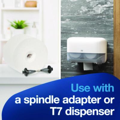 Advanced Coreless High Capacity Bath Tissue, 2-Ply, White, 1,000 Sheets/Roll, 12 Rolls/Carton