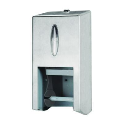 Tork® OptiServe® Stainless Steel Two-Roll Coreless Toilet Paper Dispenser