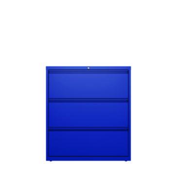 AleraLateral File, 3 Letter/Legal/A4 -Size File Drawers, Classic Blue, 36" x 18.63" x 40.25" (ALE24254) ALE24254