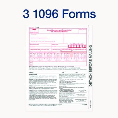 4-Part 1099-MISC Tax Form Kit with Security Envelopes and Tax Forms Helper, 2024, 8 x 5, 2 Forms/Sheet, 10 Forms Total