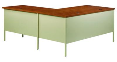 AleraL-Shaped Corner Desk, Right-Hand Return, 72" x 72" x 29.5", Oak/Putty (ALE20104) ALE20104