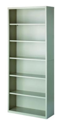 BOOKCASE,6-SHELF,GY