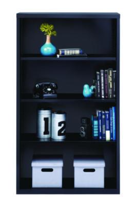 BOOKCASE,4-SHELF,BK