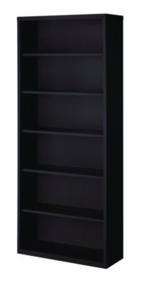 BOOKCASE,6-SHELF,BK