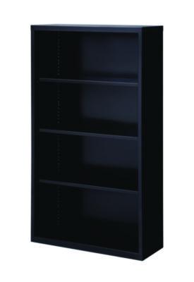 BOOKCASE,4-SHELF,BK